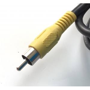 CABLE DE 1 RCA A/V ( AMARILLO ) MACHO A MACHO / 3C-2V / COMPATIBLE CON DIFERENTES DISPOSITIVOS, MARCAS Y MODELOS